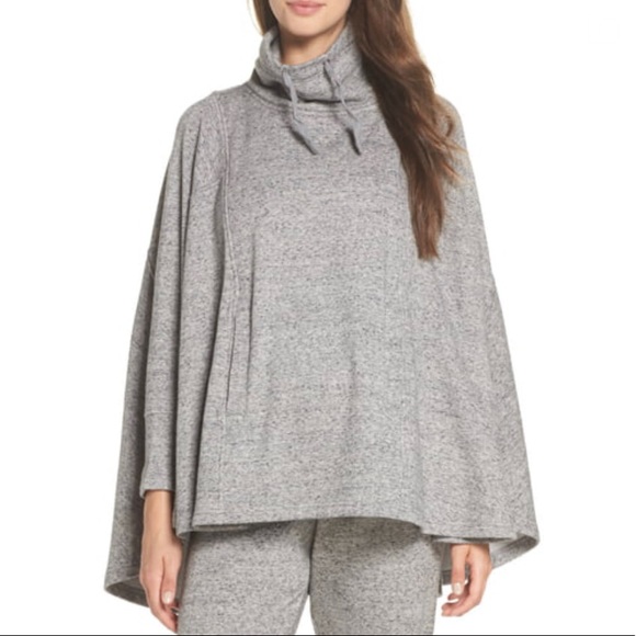 UGG Sweaters - ⭐️ UGG Pichot Poncho Lounge Cape Pullover Grey Heather Sz XS/S